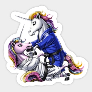 Jiu-Jitsu Unicorns Sticker